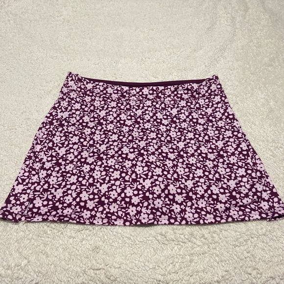 Tranquility by Colorado Clothing Floral Mini Skirt - Purple and Pink - Picture 1 of 5